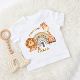 Wild one Safari themed birthday tshirt 1st birthday shirt
