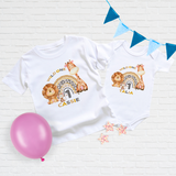 Wild one Safari themed birthday tshirt 1st birthday shirt