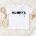 Mummy's girl T shirt Mummys boy shirt cute mothers day baby bodysuit Gift for mum modern design tee