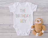 Birthday Boy Kids Shirt, The Birthday Boy Toddler tshirt - Modern Birthday Boy tee, minamalist design