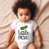 Little Pickle funny Baby Bodysuit - Cute and Humerous Babygrow - baby shower gift