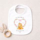 Personalised 1st Mother's Day Giraffe Babygrow, first mothers day sleepsuit,bodysuit or bib