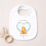 Personalised 1st Mother's Day Giraffe Babygrow, first mothers day sleepsuit,bodysuit or bib