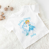 Princess cinderella inspired girl's birthday t_shirt