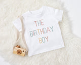 Birthday Boy Kids Shirt, The Birthday Boy Toddler tshirt - Modern Birthday Boy tee, minamalist design