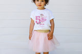 birthday dancer shirt, ballerina birthday t shirt, cute birthday shirt Toddlers tee for girls
