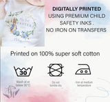 BABY GIRL BODYSUIT | Blue and Pink Rainbow Bodysuit | Unisex Baby Onesies | Newborn Baby Gift | Baby Rainbow Outfit | Short Sleeve Bodysuit