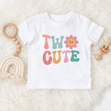 Two Cute 2nd BirthdayShirt - Adorable and Stylish girls birthday tee or  baby bodysuit