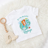 Little mermaid birthday t-shirt